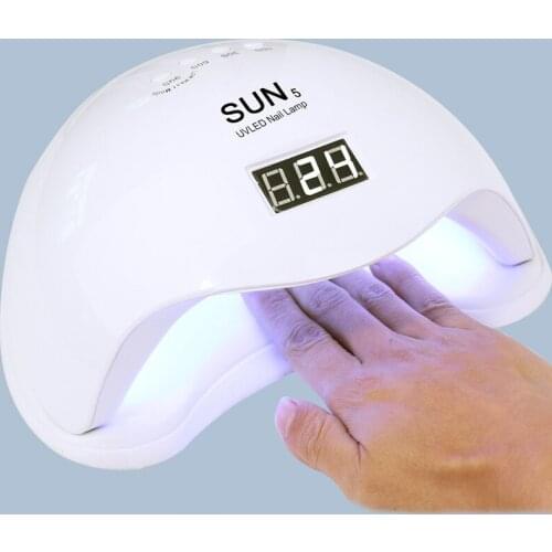 Sun5 USB Nail Lamp 48W Three Timer LED/ UV Phototherapy Lamp Auto Sensor Suit for All Gel Nail Base Top Coat Nail Tool