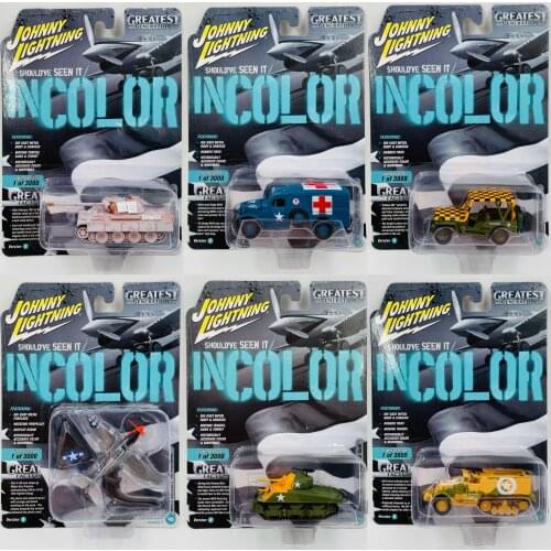 Johnny Lightning 1:64 Greatest Generation Military series tank model Diecast Collection of Die-casting Simulation Alloy