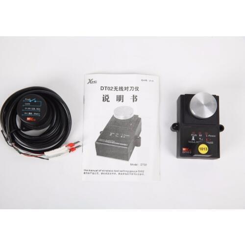 Machining center wireless knife setter CNC tool setting. Universal system photoelectric knife block. Automatic tool setting