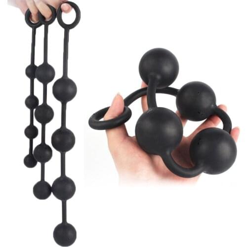 Huge Anal Beads Anal Plug Kegel Vagina Balls Butt Plug Sex Toys for Women Men Prostate Massage Big Pull Beads Anal Sex Products
