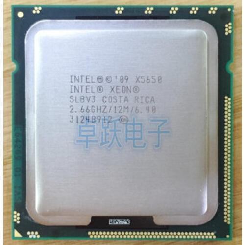 Original Intel Xeon X5650 CPU processor /2.66GHz /LGA1366/12MB L2 Cache/Six Core/ server CPU Free Shipping scrattered piece