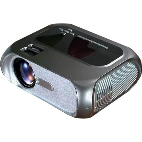 Projector T7 3000-3999 Lumens 1080P Household Parent-Child Portable Projector Home Office Mini LED TV (UK Plug)