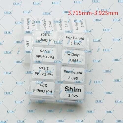 80pcs /lot Profession Adjust Shims Kit Size 3.715mm-3.925mm E1023008 Common Rail Shim Injector Repair Shim for Delphi Series