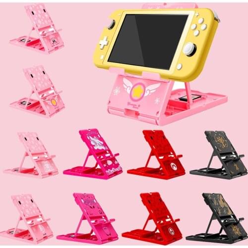 Adjustable Holder Foldable Plastic Game Chassis Portable Bracket Playstand Base Cradle Stand Support for Nintendo Switch /lite
