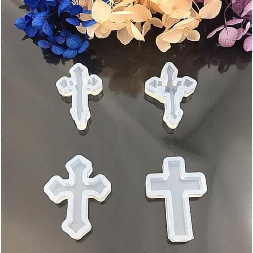 1pcs Cross Silicone Mold Diy Resin Jewelry Pendant Necklace Pendant Expoxy Mold Resin Molds For Jewelry Making Tools