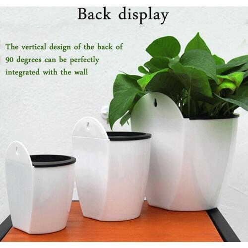 Modern Design Home Wall Hanging Design Flower Pot Round Shape Resin Hydroponics Chlorophytum Potted Flower Pots Hot Sale