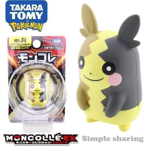 Takara Tomy Tomica Pokemon Pocket Monsters Moncolle MS-34 Morpeko 3-5cm Mini Resin Anime Figure Toys For Children Collectible