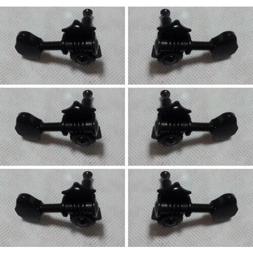 Wilkinson WJ-28N Vintage Open Gear Butterbean Guitar Tuners 19:1 Gear Ratio BK