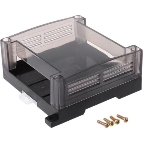 High Quality Transparent Plastic PLC Industrial Control Box Panel PLC Enclousure Case DIY PCB Shell