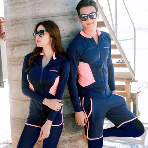 Yoga Suit Womens Fitness Running Gym Sport Suits Activewear Tracksuits Long Sleeve Swimsuit Swimwear Bathing Surf Dive Suits
