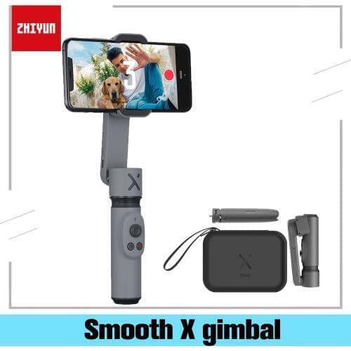 Zhiyun Smooth X Handheld Gimbal Stabilizer Mobile Phone Selfie Stick Vlog Anti-shake Bluetooth Smart For Xiaomi Huawei Samsung