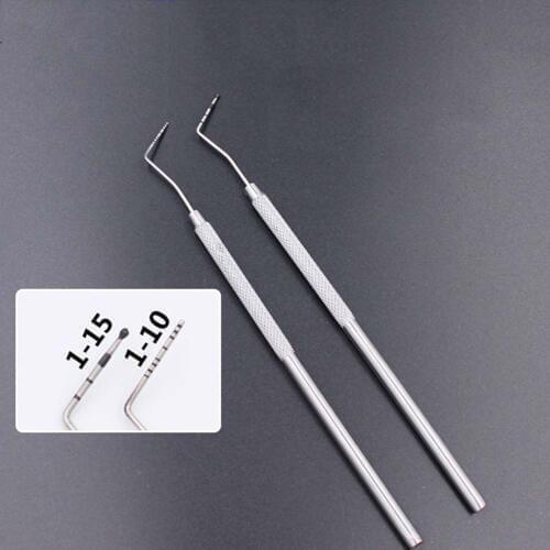 1pc High Quality Stainless Steel Dental Periodontal Calibration probe with ruler 2 type for your choice