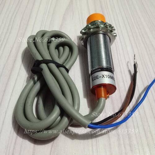 2PCS E2E-X10ME2 NPN NC M18 Inductive Proximity Switch Sensor 10mm 6-36VDC 300mA 3 Wire