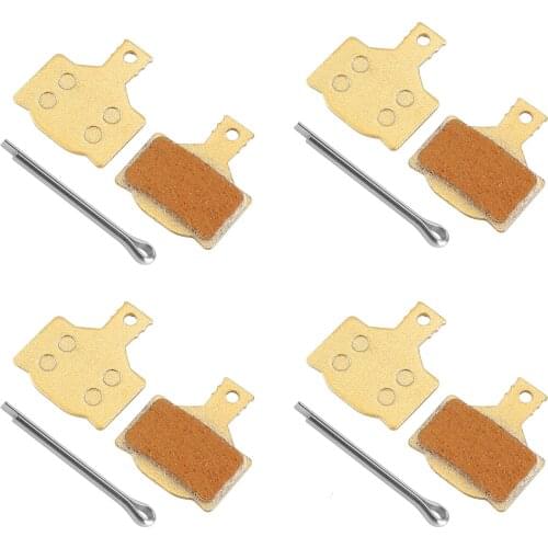 4 Pair Full-metallic Disc Brake Pads for MAGURA MT2/4/6/8 Brake Lining Shoe Brake Assembly Mountain Bicycle Riding Accessories