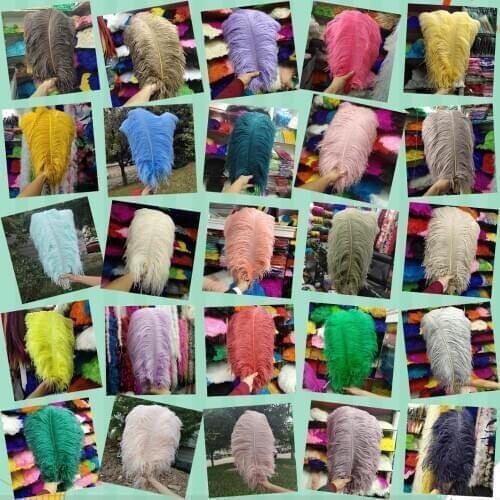 Wholesale 50/100pcs "Thick Stem" Male Ostrich Feathers 65-70 cm/26-28 inch Party Home Wedding Craft Making Decoration