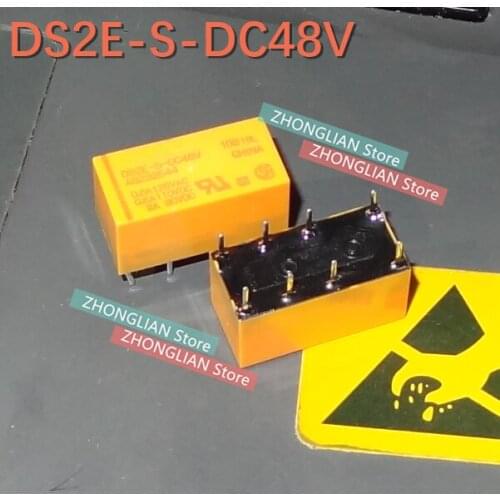 50pcs/Lot Relay DS2E-S-DC48V DS2E-S DS2E 8pin new original