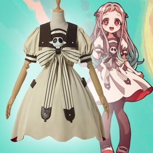 Anime Comic Jibaku Shounen Hanako kun Cosplay Costumes Yashiro Nene Cosplay Costume School Uniforms Dresses Clothes one-piece