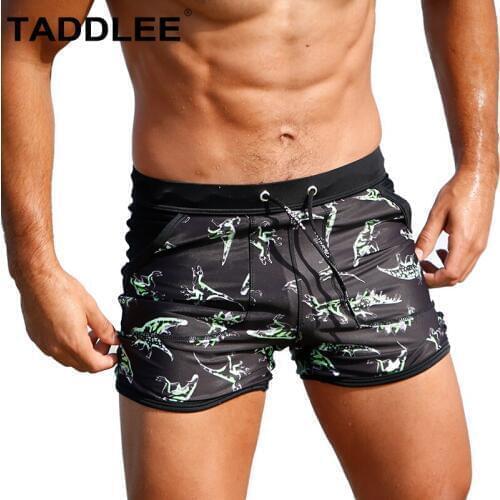 Taddlee Brand Sexy Mens Swimwear Swim Briefs Boxer Swimsuits Male Surf Short Swim Shorts Trunks Bikini Bathing Suits Square Cut