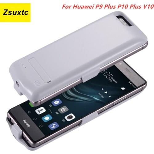 10000 Mah For Huawei P9 Plus P10 Plus V10 Battery Case For Huawei P10 Plus V10 Battery Charger Case Soft Silicone Battery Case