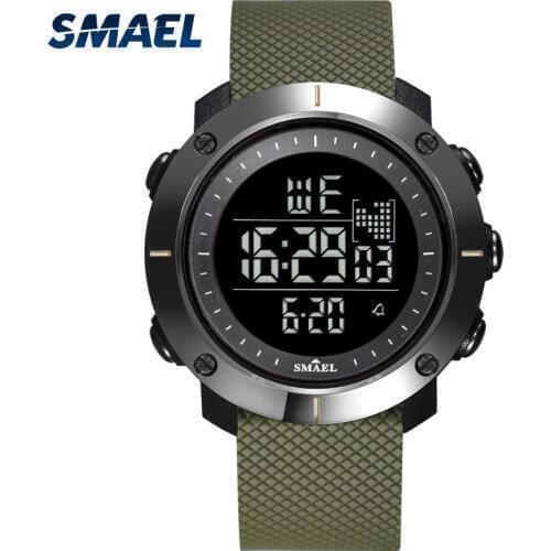Digital Watch Waterproof Relogio Masculino SMAEL LED Clock Big Shock Resist Watch Men Automatic 1711 Mens Watches Sport Military