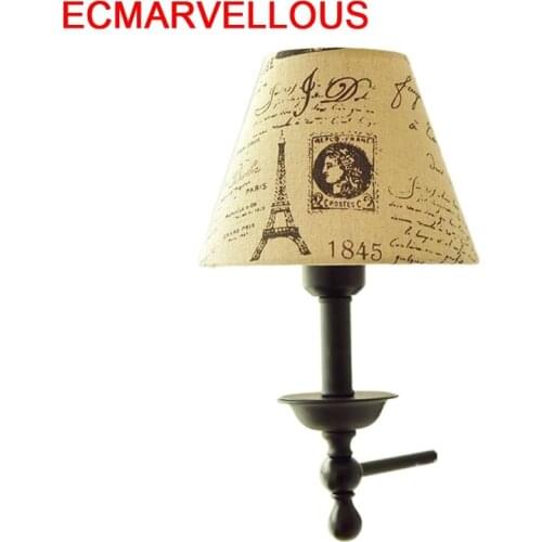 Decor Tete Lit De Deco Maison Bathroom Stair Sconce Lampara Luminaire Aplique Luz Pared For Home Bedroom Light Wall Lamp