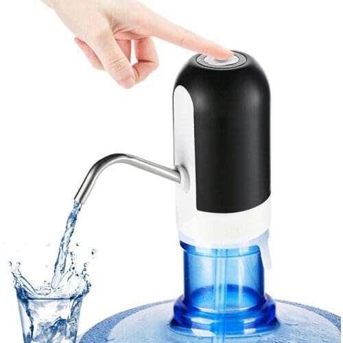USB Charging Electric Pump For Barreled Water Drinking Water Pumper Pressure Water Suction Automatic Water Press Device