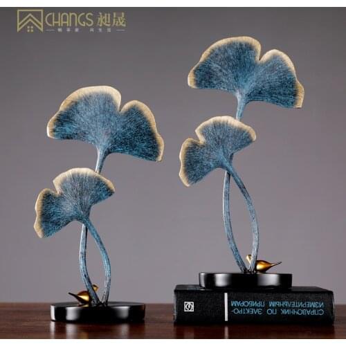 Ginkgo Biloba Home Decoration Creative European Style Living Room Wine Cabinet Decorations Home Decor