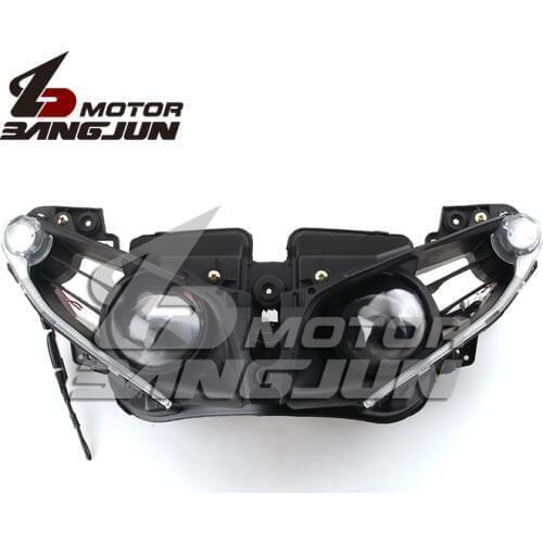 Motorcycle Black Headlight Headlamp Head Lights Lamps Assembly For Yamaha YZF1000 R1 2012-2013-2014