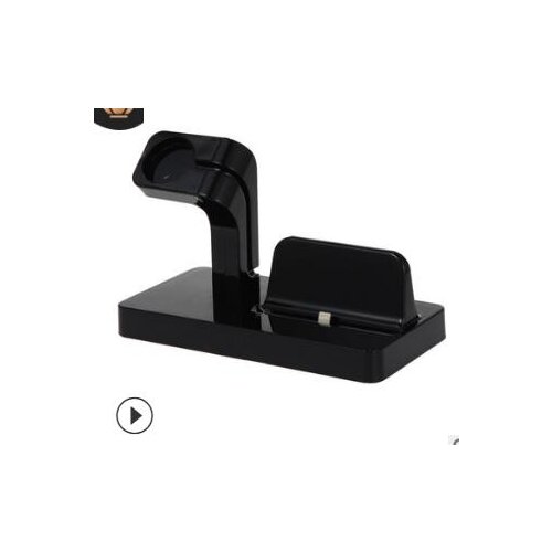 2-In-1 Charging Stand Mount Desk Cradle Dock Station Holder Plastic Holder For Apple Watch And IPhone X 6 6s 5 7 8