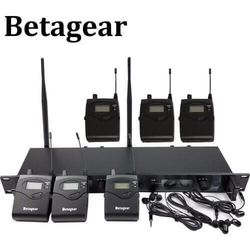 Betagear SR2050 IEM 6Receivers in ear monitor system stage monitoring system studio professional audio sound system professional