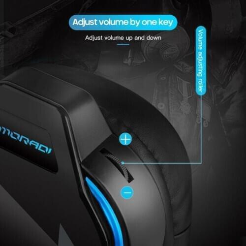 Profession Gaming Headset With Deep Bass Game Headphones With Microphone For Gamer 7.1 USB Channel Surround Sound