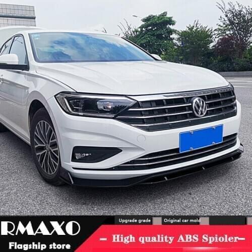 For Volkswagen Jetta Body kit spoiler 2019-2020 SAGITAR SC ABS Rear lip rear spoiler front Bumper Diffuser Bumpers Protector