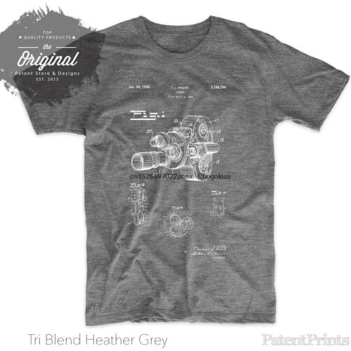 Bell and Howell Camera Patent T Shirt Movie Camera Director Gift Camera Patent Print Camera Shirt PP0072