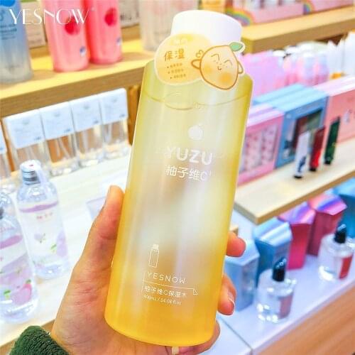 1PCS Hyaluronic Acid/Aloe/Peach/Grapefruit Vitamin C Toner Face Hydrating Moisturizing Shrinking Pores Facial Water Skin Care