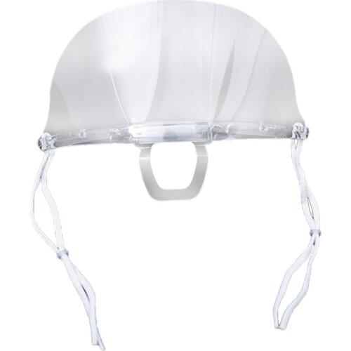10PCS Safety Face Shield Plastic Visor Protective Anti-Fog Anti-Splash Anti-saliva Transparent Protective Food Hygiene Special
