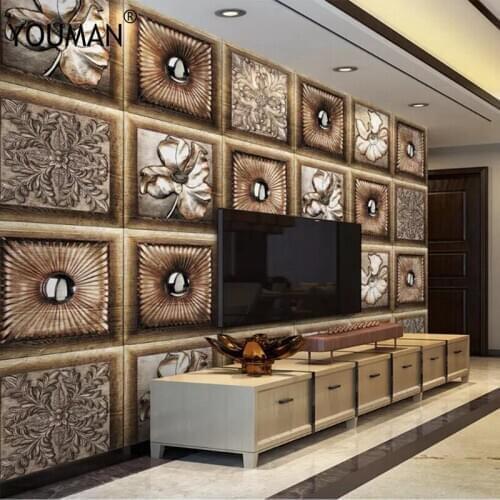 3d Photo Wallpaper for Wall Picture Embossed Wallpaper Modern Custom European Luxury Bedroom Living Room Wall Decor Vintage