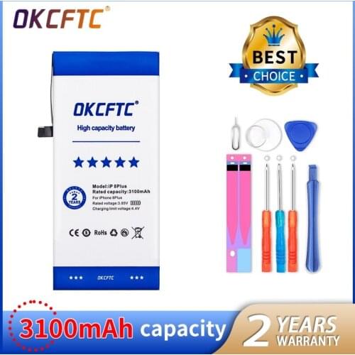3100mAh Battery For Apple iPhone 8 Plus 8P Replacement Mobile Phone Bateria Tool