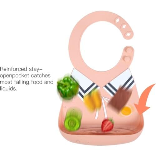 Amiboch FDA Food Grade Various baby bib 3D Silicone bibs Waterproof Baby Bibs