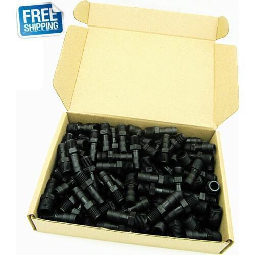 Free Shipping!! Clearance Sale 120pcs package of OGO Black Direct Connection NPT 1/4" * 3/8" Tube bar