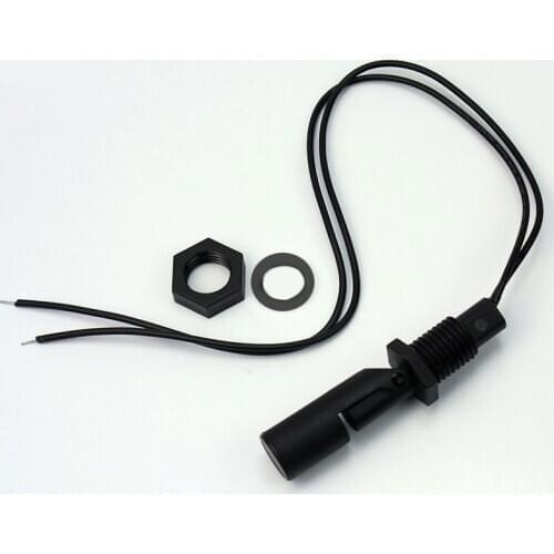 Black Float switch plastic level indicator Lateral Installation Horizontal can CSV