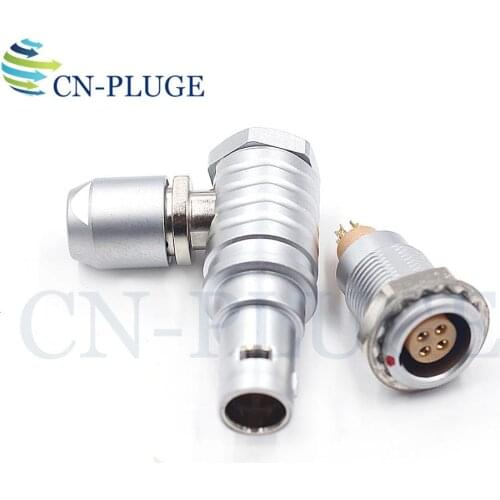 FHG EGG 0B Elbow Connectors M09 Type 4 Pin Push Pull Self-locking Connector For Aviation Plug