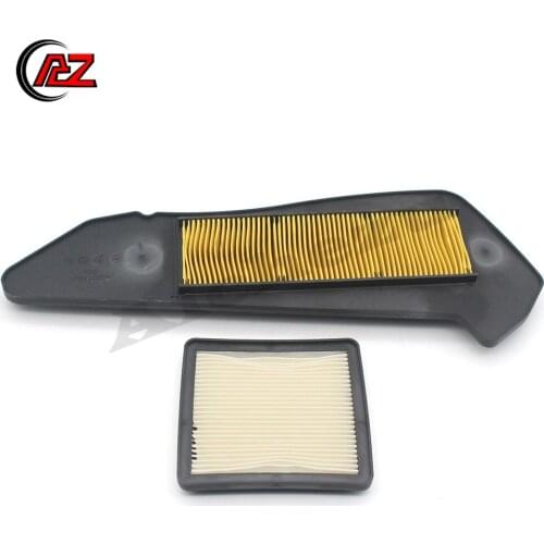 ACZ 2Pcs Motorcycle Air Filter Air Air Cleaner Filter Intake Cleaner Engine Protect for Yamaha XMAX 250 300 X MAX 300