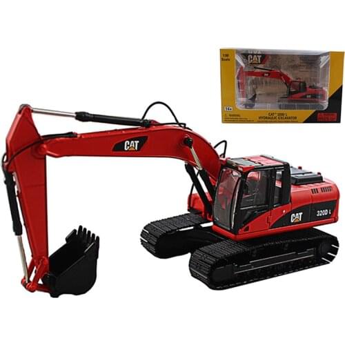 CAT Diecast 1:50 Scale 320D L Carter Hydraulic Alloy Crawler Excavator Model Engineering Truck Collection Ornaments