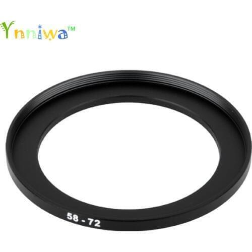 58-72mm Metal Step Up Rings Lens Adapter Filter Set