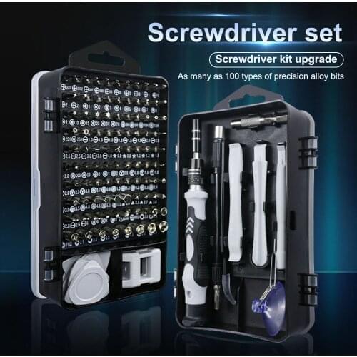 115 in 1 Professional Phone Repair Tools Multi-function Precision Screwdriver Set of Screw Driver Bit Repair Device Set
