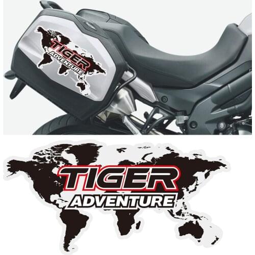 Stickers For Triumph TIGER 800 900 1200 1050 Tank Pad Helmet Trunk Luggage Aluminum Cases Adventure Protector Fairing Windshield