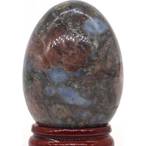 Texas Llanite Blue Opal Sphere Egg Healing Reiki Crafts Massage Finger Exercise Feifanstyle natural stone minerals 35x48MM