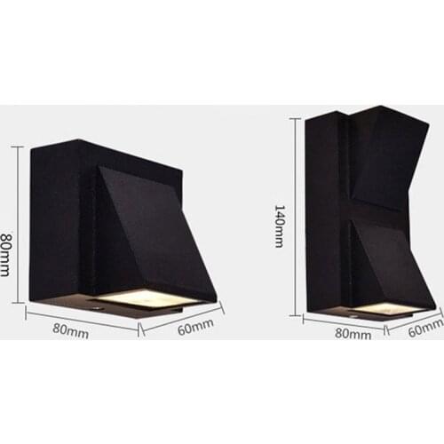 Roukeymi outdoor wall lamp corridor outdoor decoration balcony LED balcony garden stair waterproof lamp garden terraza IP65