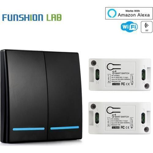 FUNSHION 433Mhz Universal Wifi Intelligent Automation Module Wireless Remote Control Wall Switch Domotica Light Smart Home DIY