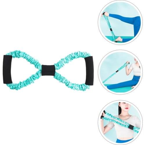Eight Shape Rope Fitness Equipment Portable Chest Expander Gym Resistance Bands Yoga Accessories Neck Shoulder Pull Rope